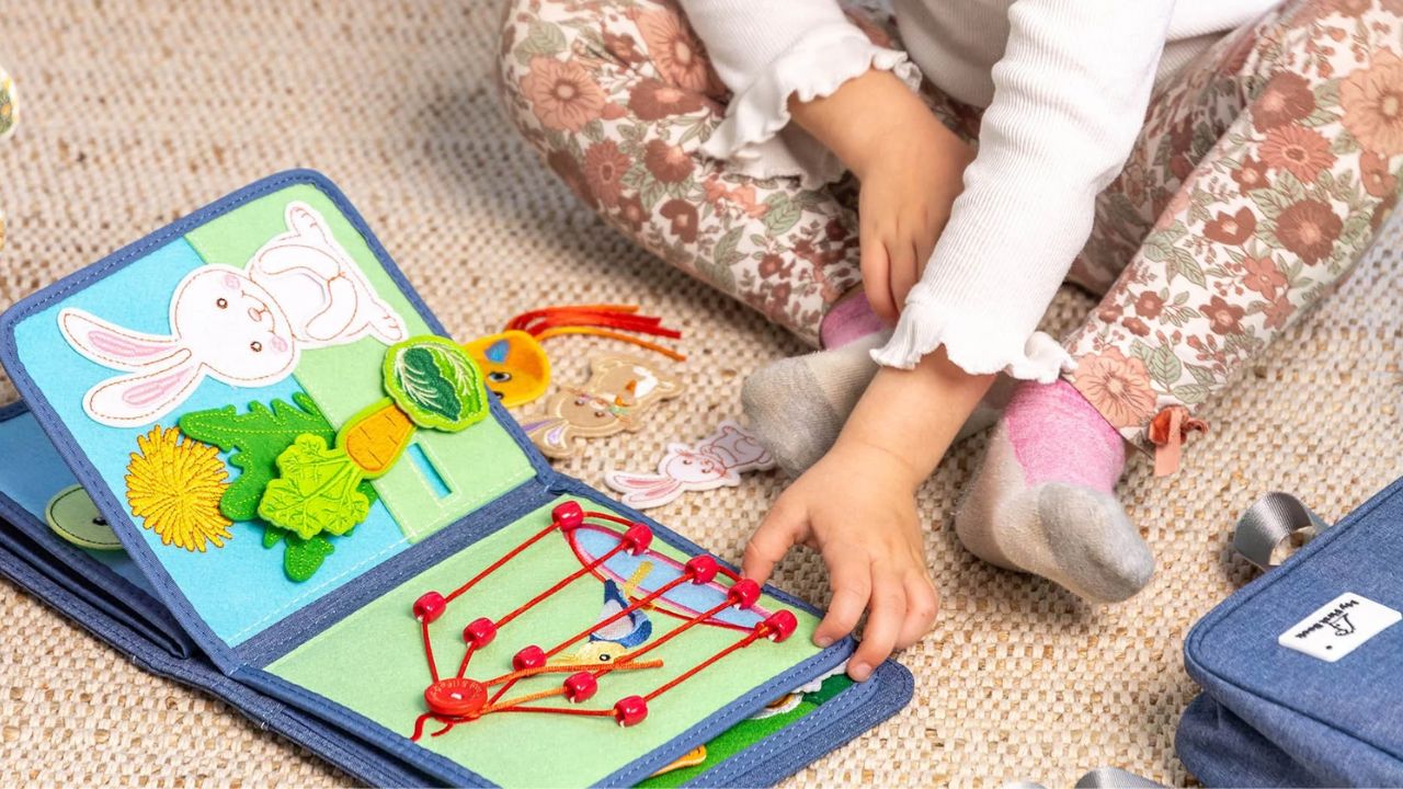 Why Montessori Fabric Busy Books Are the Ultimate Screen-Free Learning Tool?